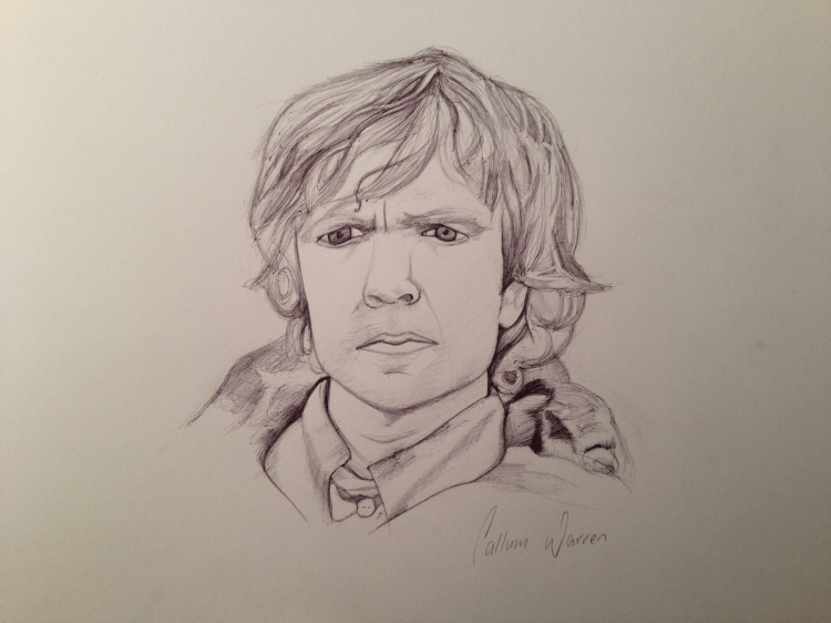 Quick Tyrion Lannister ball point pen sketch 